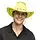 COWBOY HAT SAVANNE - UV / BLACKLIGHT - NEON YELLOW
