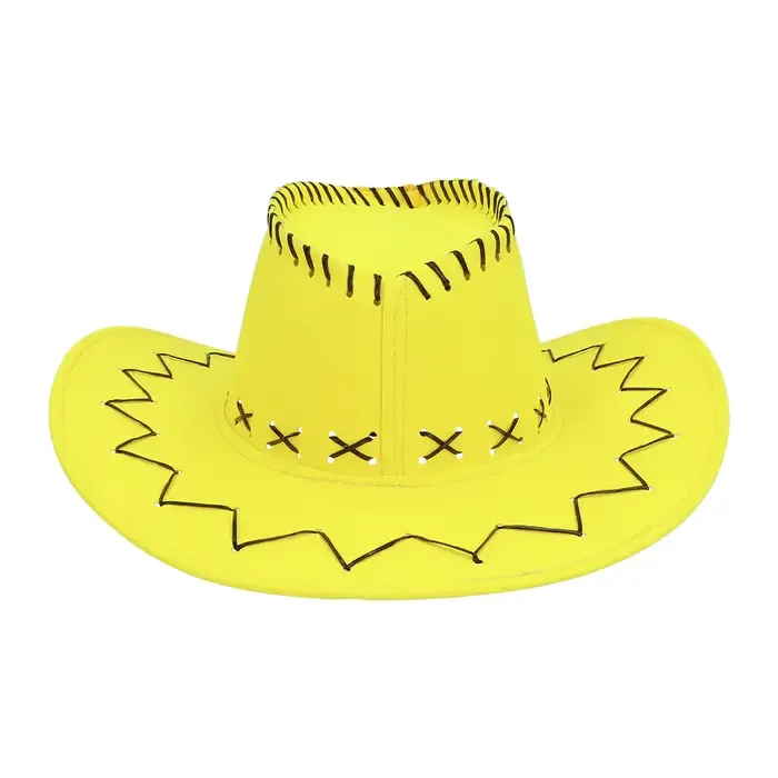 COWBOYHOED SAVANNE - UV / BLACKLIGHT - NEON GEEL