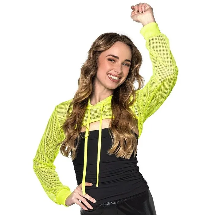 VISNET BOLERO - UV / BLACKLIGHT - NEON GEEL