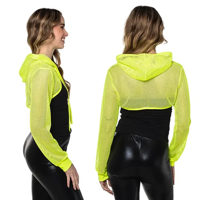 VISNET BOLERO - UV / BLACKLIGHT - NEON GEEL