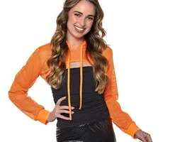 VISNET BOLERO - UV / BLACKLIGHT - NEON ORANJE