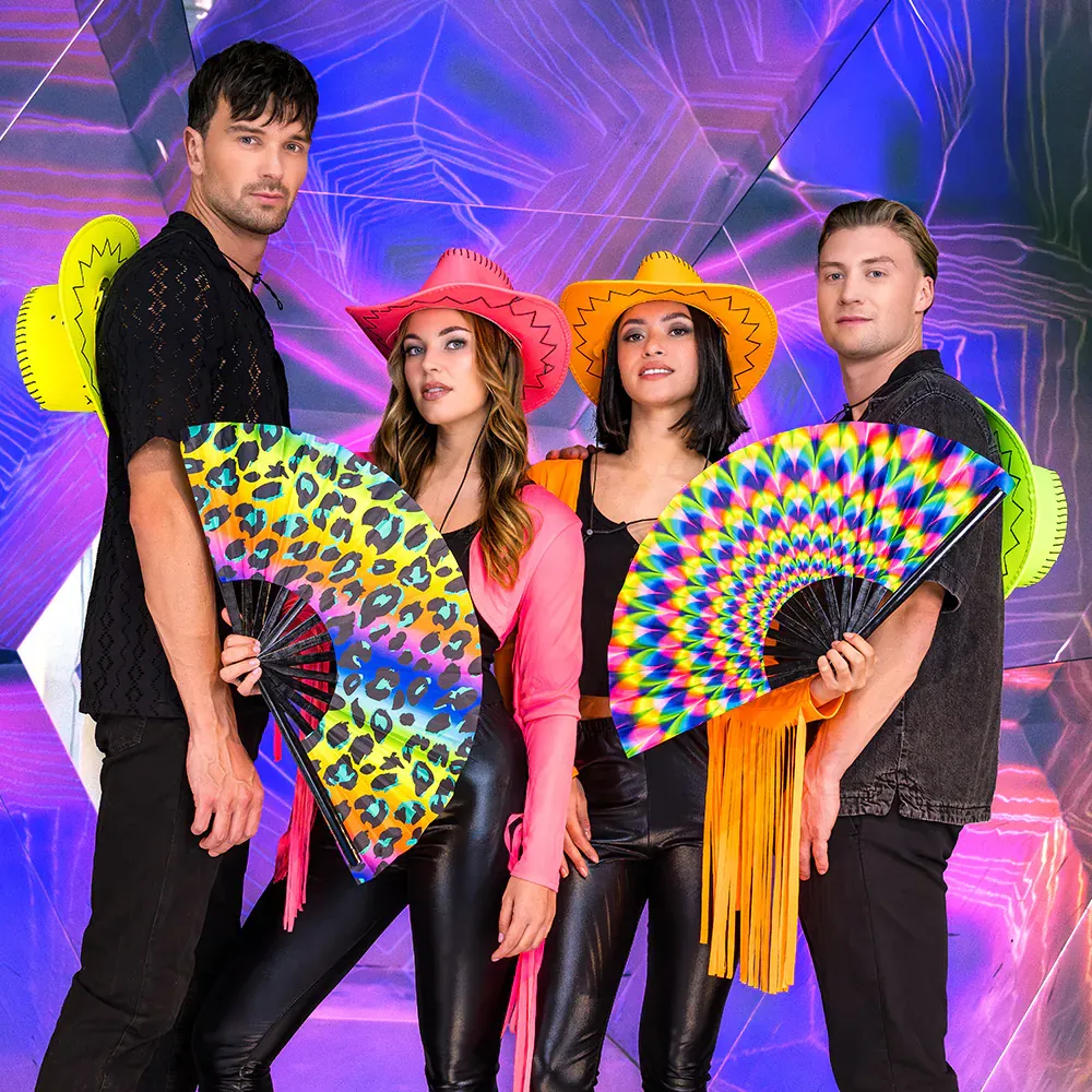 FAN RAVE VIBE XL - UV / BLACKLIGHT - 64 CM