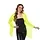 BOLERO MET FRANJES - UV / BLACKLIGHT - NEON GEEL