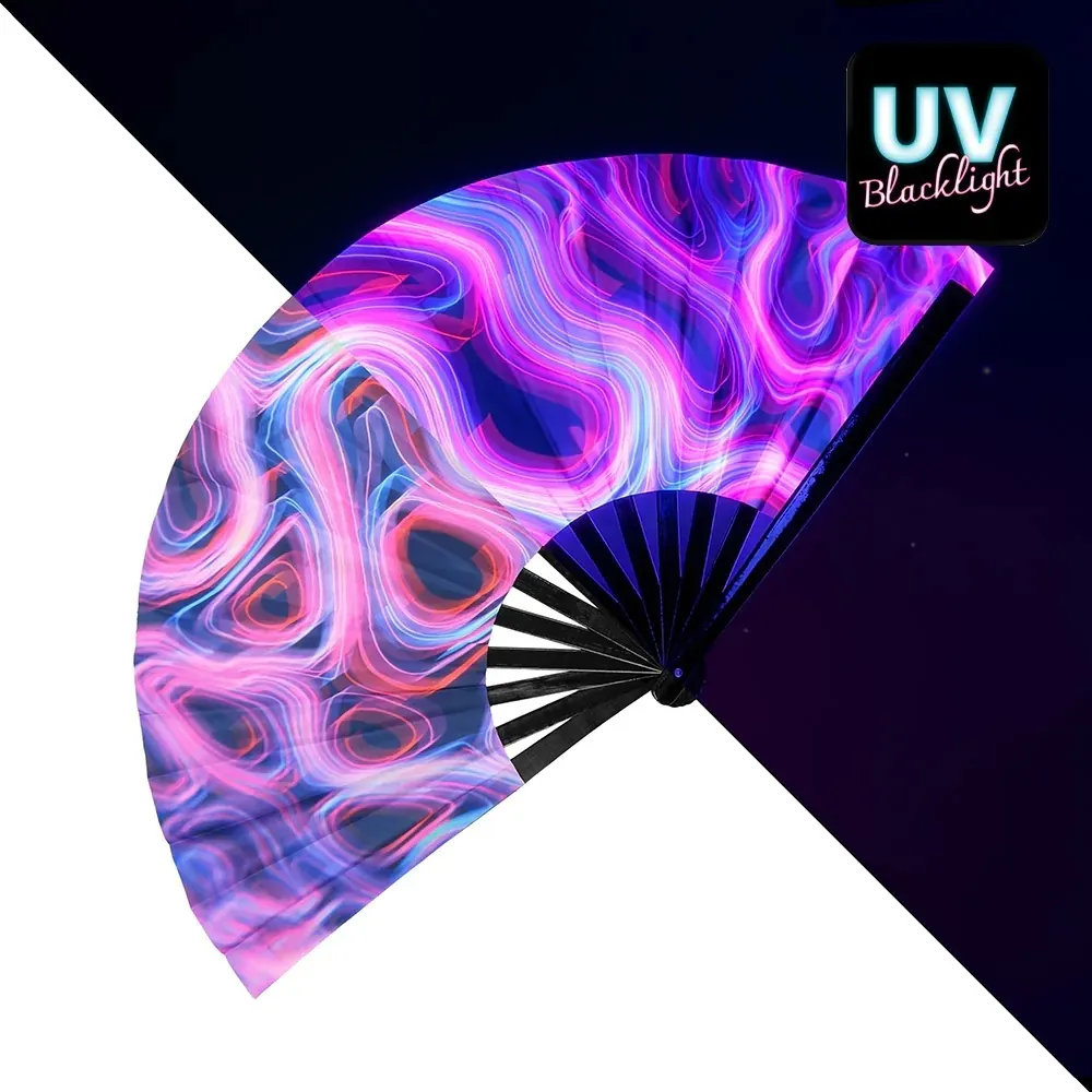 FAN RAVE TRIP XL - UV / BLACKLIGHT - 64 CM