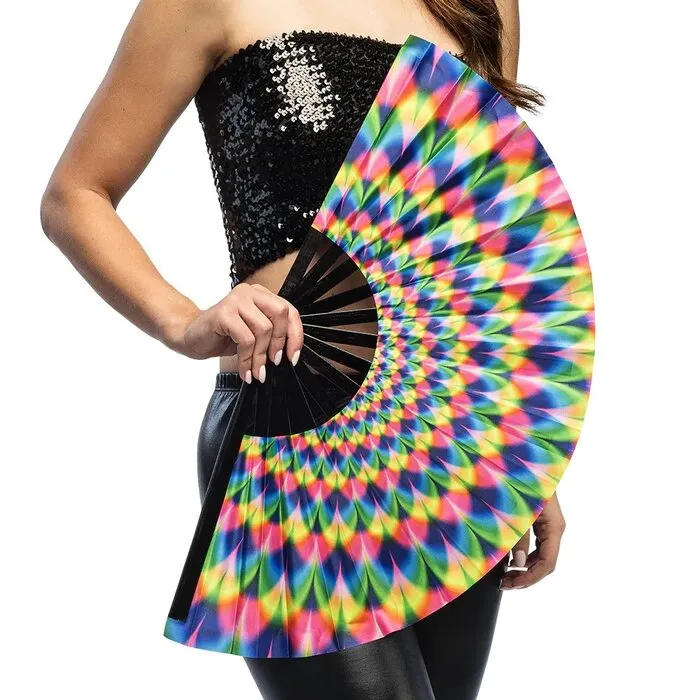 FAN RAVE RUSH XL - UV / BLACKLIGHT - 64 CM