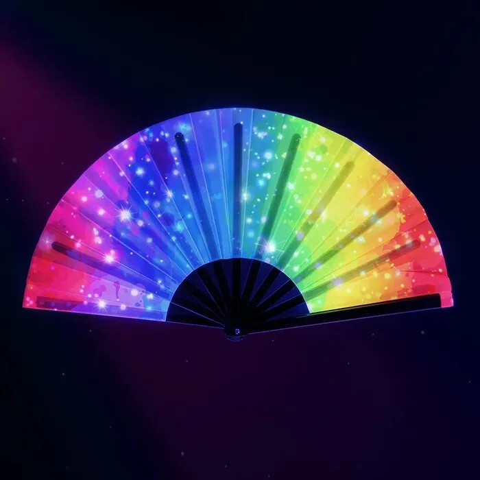 FAN RAVE VIBE XL - UV / BLACKLIGHT - 64 CM