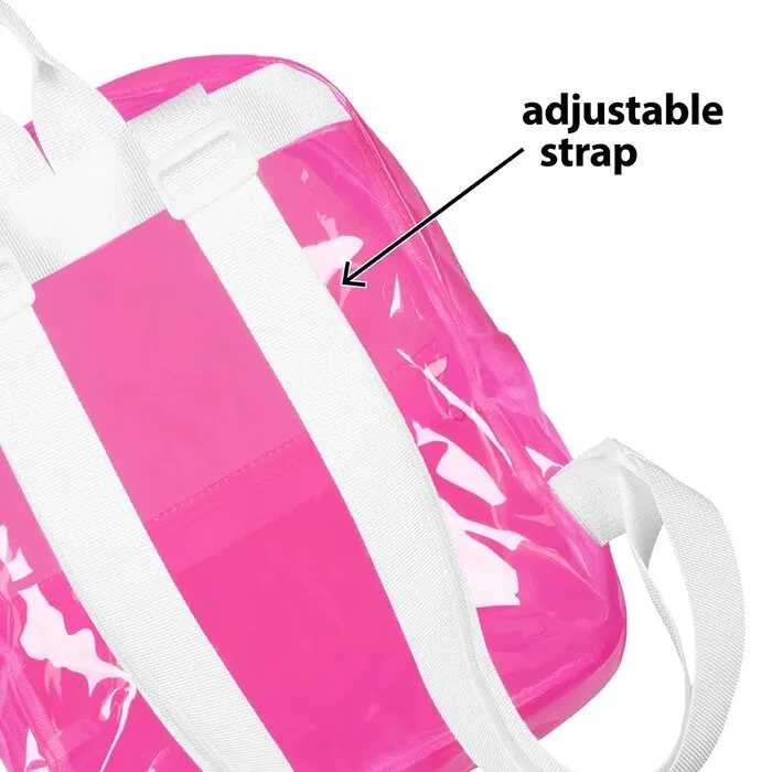 RUGZAK TRANSPARANT - UV / BLACKLIGHT – NEON ROZE