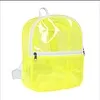 RUGZAK TRANSPARANT - UV / BLACKLIGHT – NEON GEEL