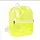 BACKPACK TRANSPARANT - UV / BLACKLIGHT - NEON YELLOW