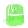 RUGZAK TRANSPARANT - UV / BLACKLIGHT – NEON GROEN