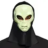 Alien mask with hood – Glow in the Dark