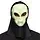 Alien mask with hood – Glow in the Dark