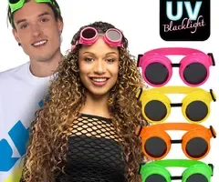 Party bril -neon - Vibe - 4 kleuren