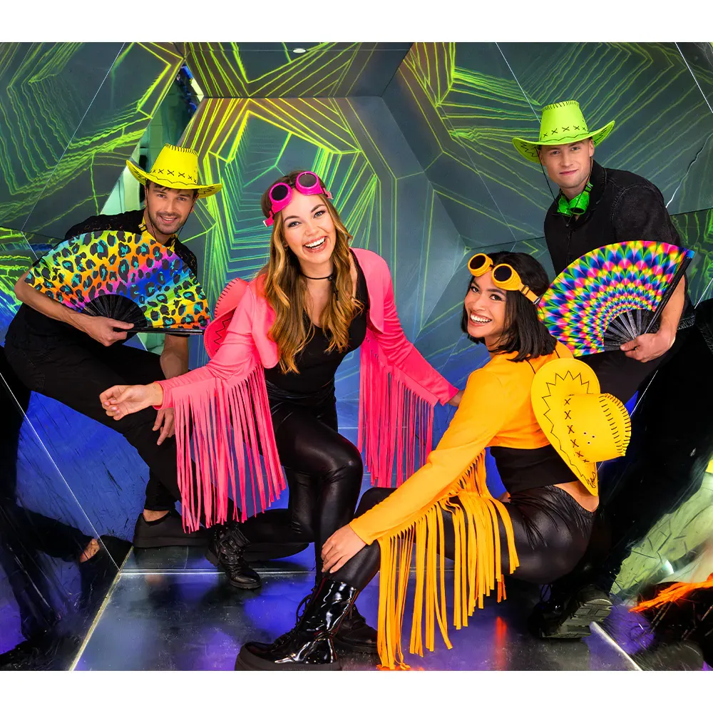 Party bril -neon - Vibe - 4 kleuren