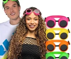 PARTY BRIL - NEON - VIBE - 4 KLEUREN