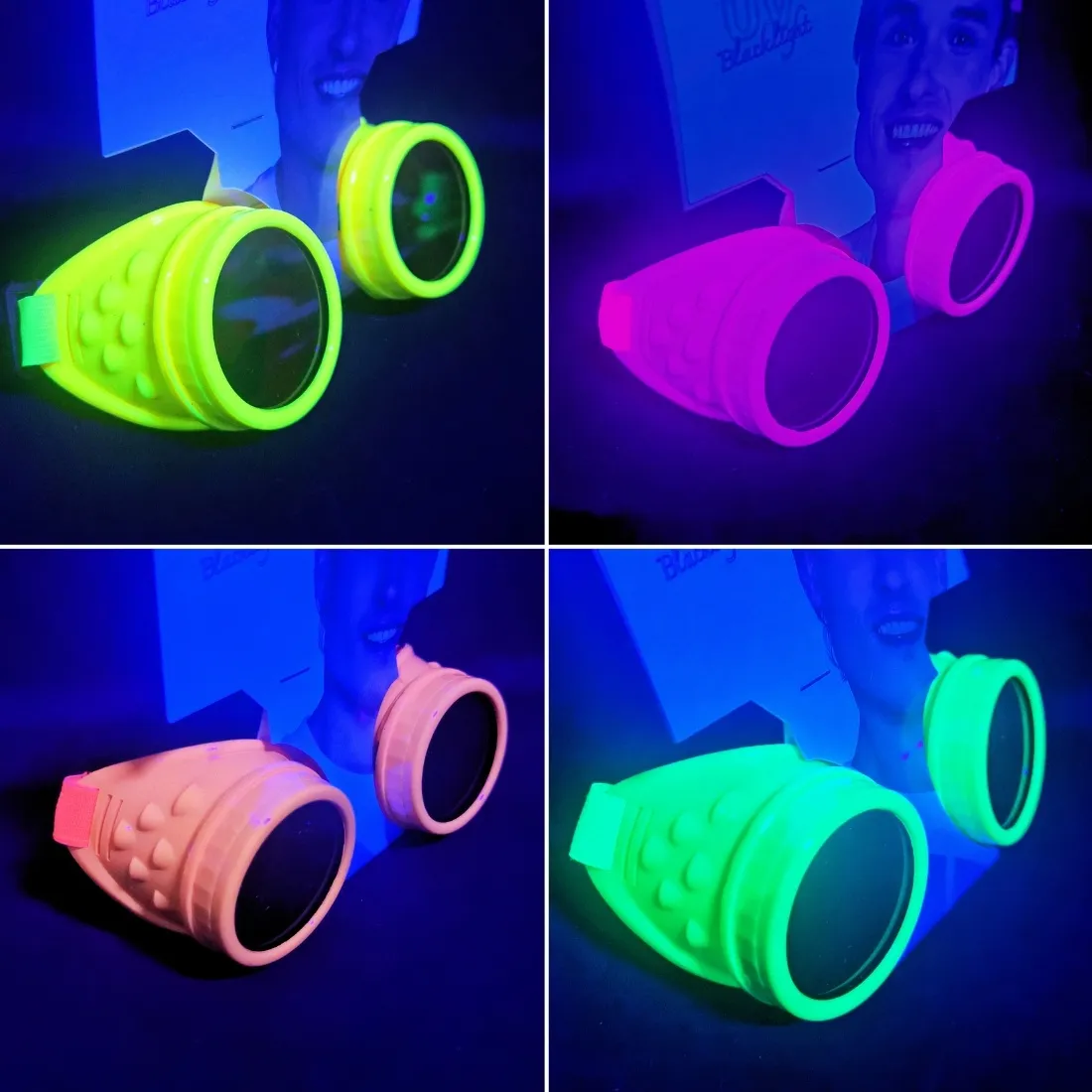 PARTY BRIL - NEON - VIBE - 4 KLEUREN