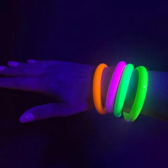 NEON ARMBANDEN SET - 4 STUKS - RAVE