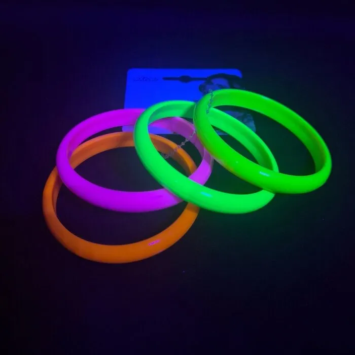 NEON ARMBANDEN SET - 4 STUKS - RAVE