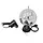 Spiegelbal Set 20 cm – Inclusief LED Spot & Motor voor draaiend disco‑effect