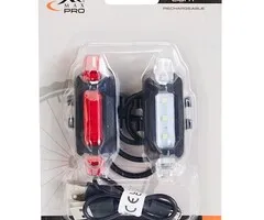 XQMAX LED fietslamp set – voor & achter – USB oplaadbaar