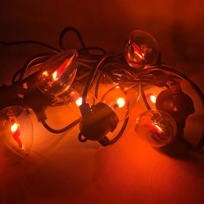LED FLAME LIGHTING – 10 LIGHTS – REALISTIC FLAME EFFECT WITH LED DOTS – IP44 – INDOOR & OUTDOOR