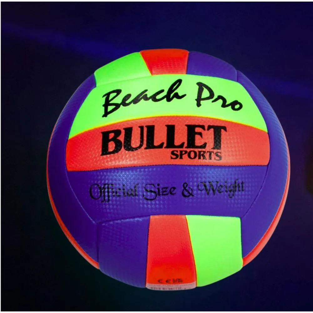 VOLLEYBALL - UV / BLACKLIGHT - 22 CM - BLUE OR GREEN