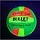 VOLLEYBAL - UV / BLACKLIGHT - 22 CM - BLAUW OF GROEN