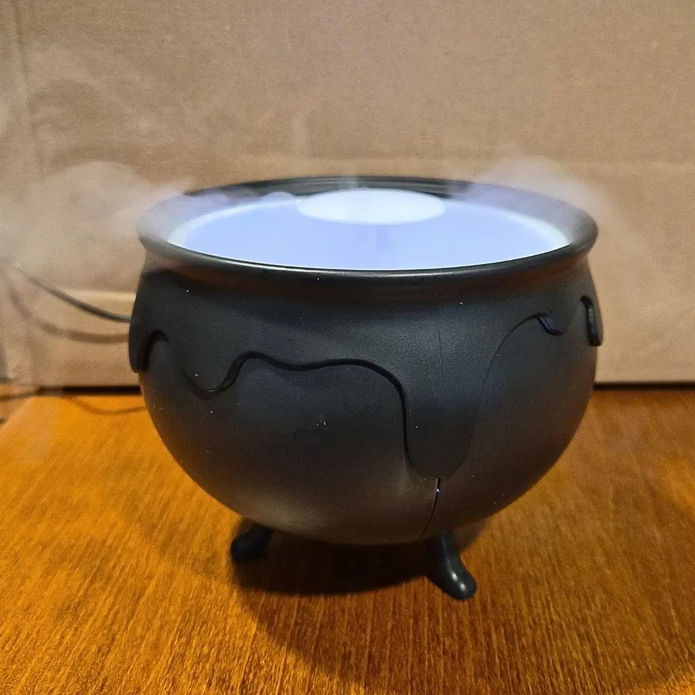Halloween mistmaker – ketel of schedel – USB‑aansluiting – compact formaat