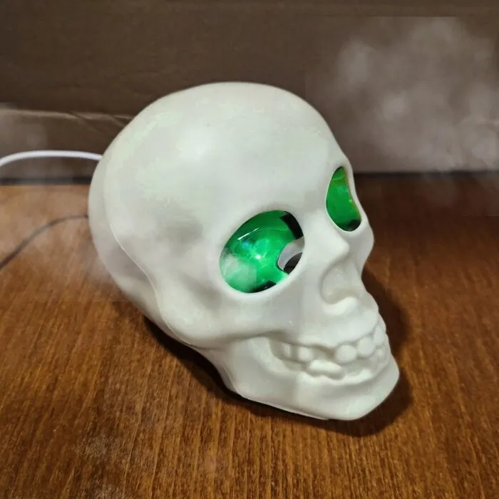 Halloween mistmaker – ketel of schedel – USB‑aansluiting – compact formaat