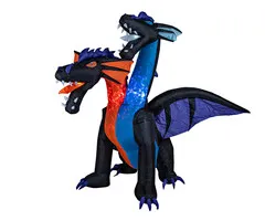 Europalms HALLOWEEN INFLATABLE DRAGON - 208 CM