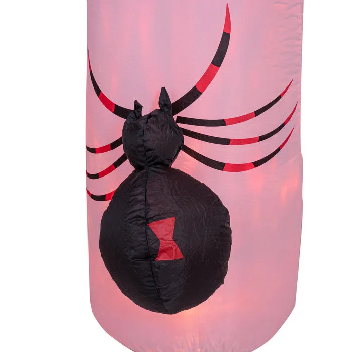 Europalms Halloween opblaasbare spookfiguur – 234 cm – met rood LED‑effect – zelfopblazend