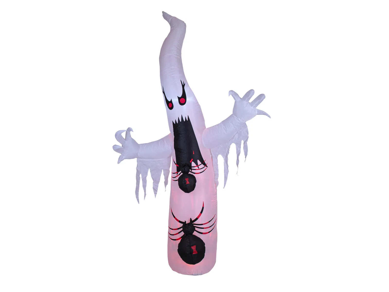 Europalms Halloween opblaasbare spookfiguur – 234 cm – met rood LED‑effect – zelfopblazend