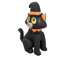 Europalms HALLOWEEN OPBLAASBARE KAT - 122 CM