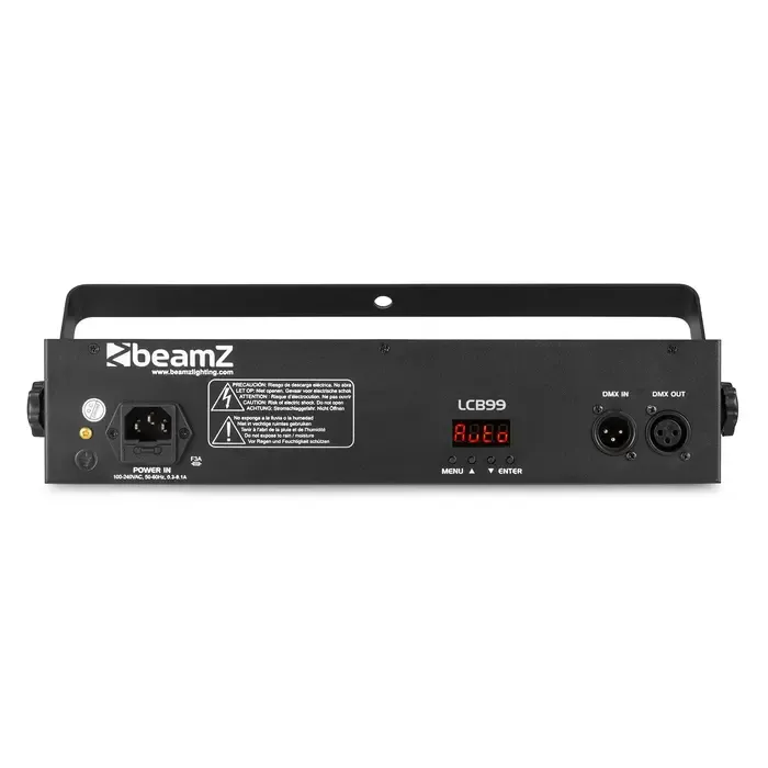 BeamZ LCB99 LED Bar – 2‑in‑1 RGBW + UV – 9x6W + 9x3W – DMX