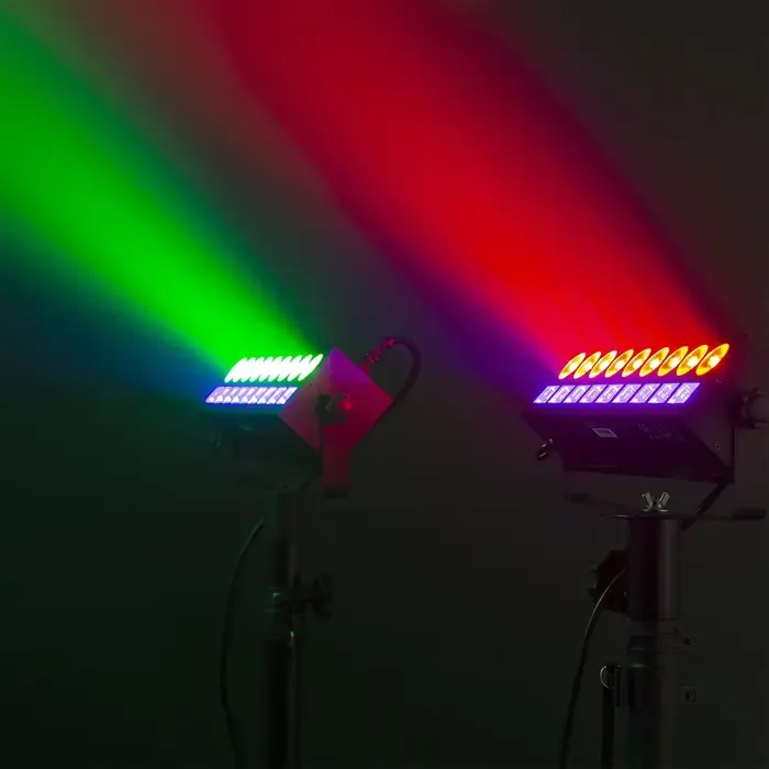 BeamZ LCB99 LED Bar – 2‑in‑1 RGBW + UV – 9x6W + 9x3W – DMX