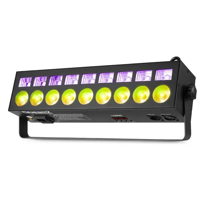 BeamZ LCB99 LED Bar – 2‑in‑1 RGBW + UV – 9x6W + 9x3W – DMX