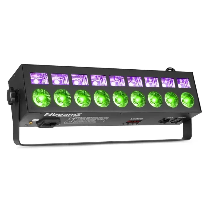 BeamZ LCB99 LED Bar – 2‑in‑1 RGBW + UV – 9x6W + 9x3W – DMX