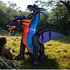 Europalms HALLOWEEN INFLATABLE DRAGON - 208 CM
