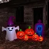 Europalms HALLOWEEN INFLATABLE GHOST WITH PUMPKINS - 244 CM