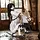 HALLOWEEN - CREEPY GIRL ON ROCKING HORSE - 72 CM – ANIMATED 72 CM