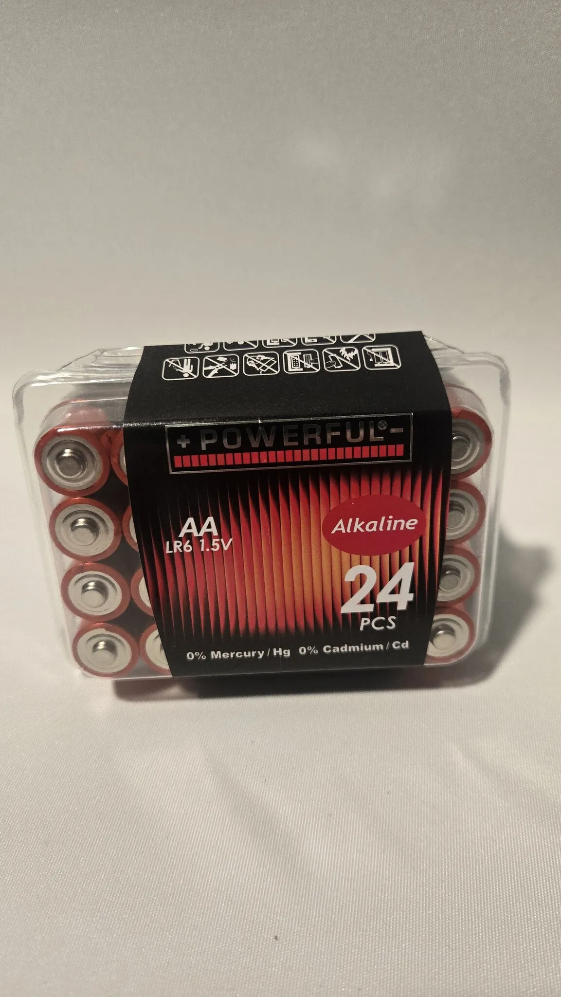 AA LR6 1,5V Alkaline Batterijen 24 Stuks - +Powerful+