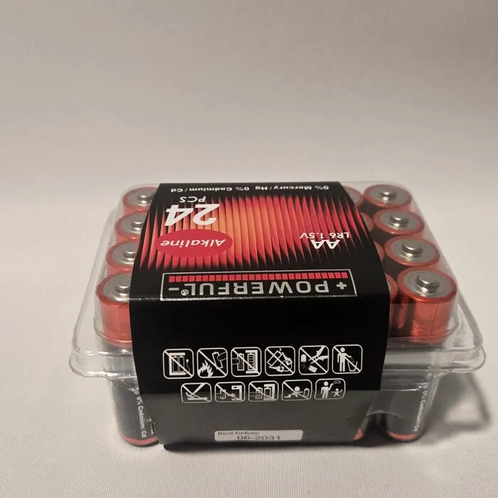 AA LR6 1,5V Alkaline Batterijen 24 Stuks - +Powerful+