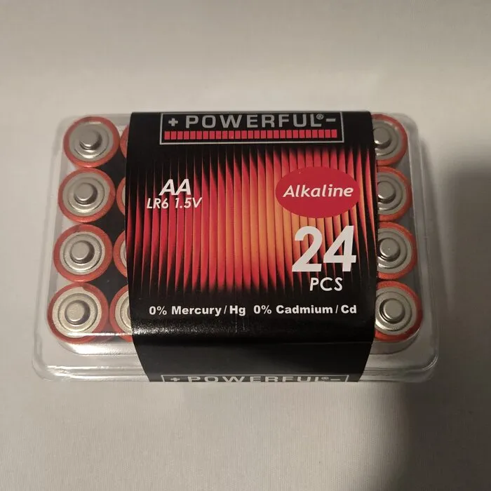AA LR6 1,5V Alkaline Batterijen 24 Stuks - +Powerful+