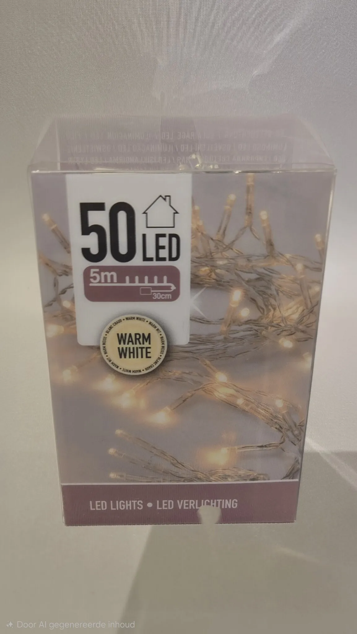 LED LIGHTS - 50 LAMPJES - WARM WIT