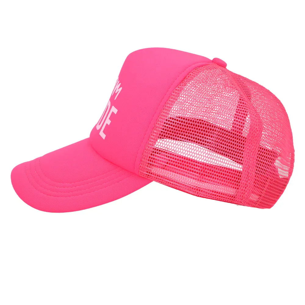 Neon Team Bride Pink Cap | Hen Party & Bachelorette Party Accessory