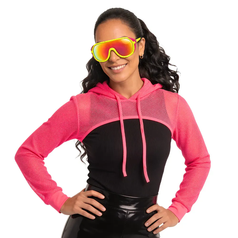 Neon Partybril Rave Runner | Fluor Festivalbril voor Feesten en Raves