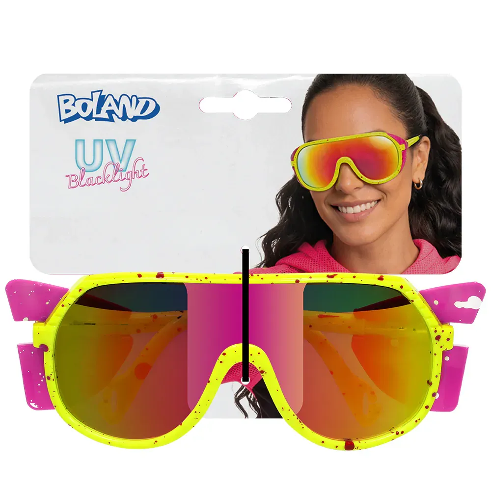 Neon Partybril Rave Runner | Fluor Festivalbril voor Feesten en Raves