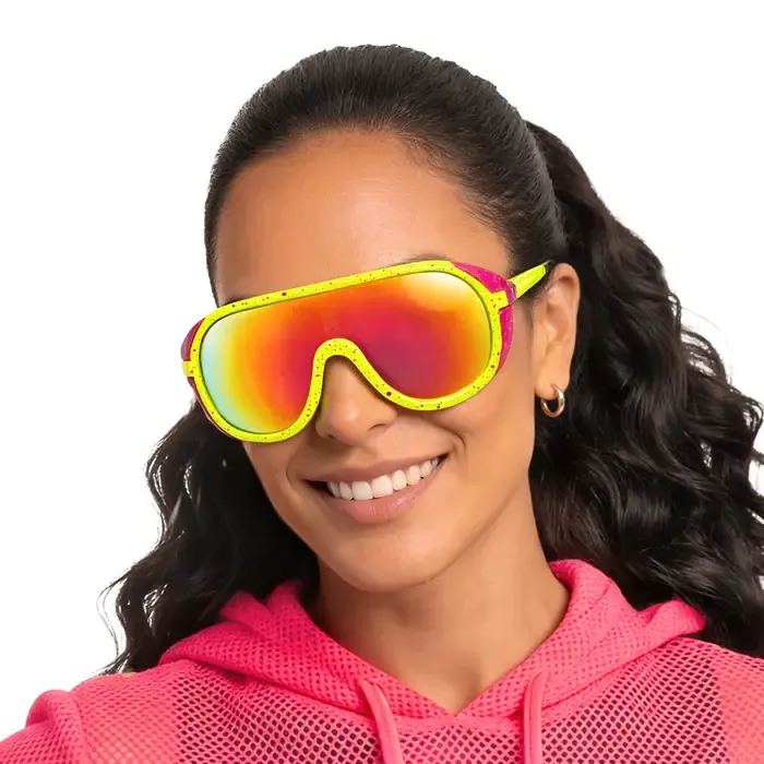 Neon Partybril Rave Runner | Fluor Festivalbril voor Feesten en Raves