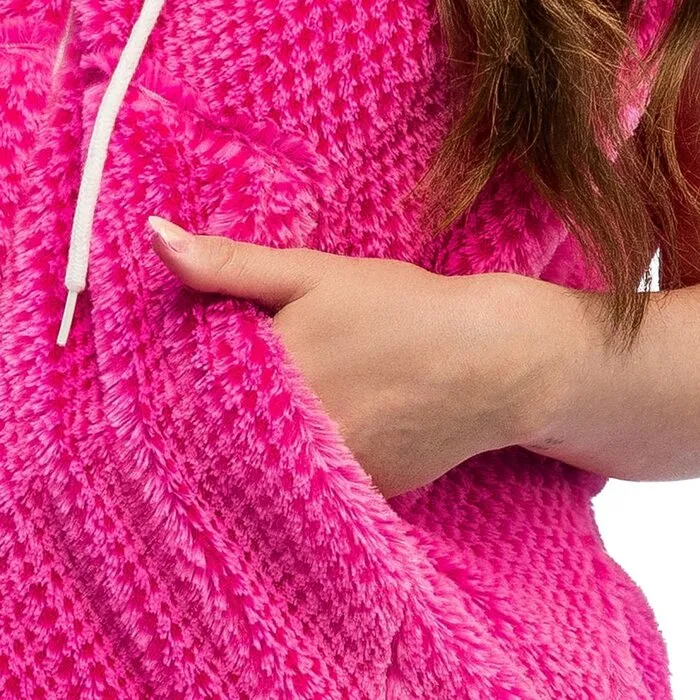 NEON BODYWARMER FLUFFY PINK L/XL