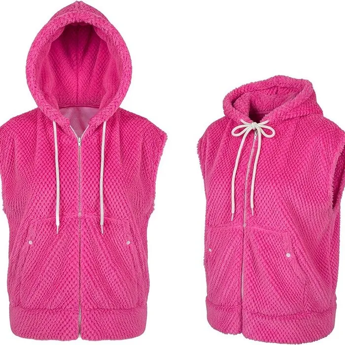 NEON BODYWARMER FLUFFY PINK L/XL